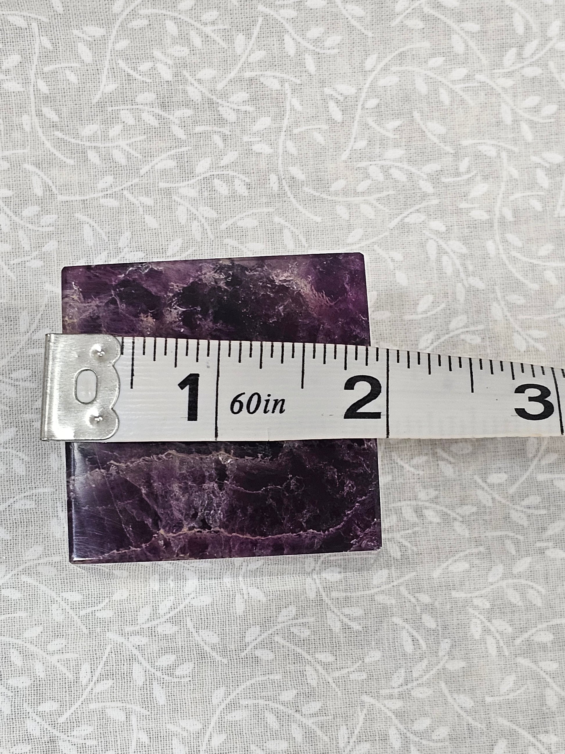 Purple Fluorite Crystal Cube