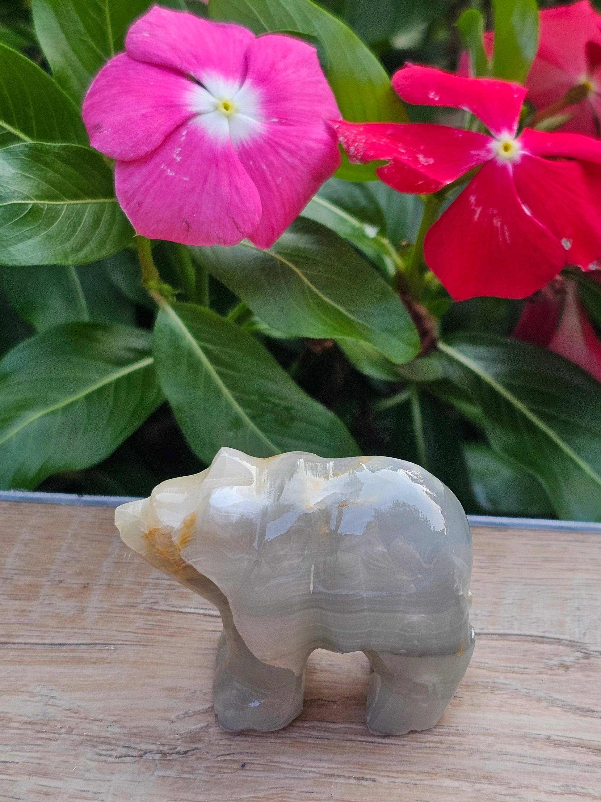 Agate Crystal Bear