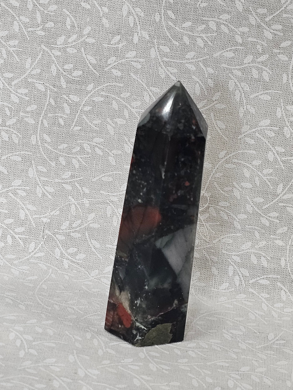 African Bloodstone Crystal Tower