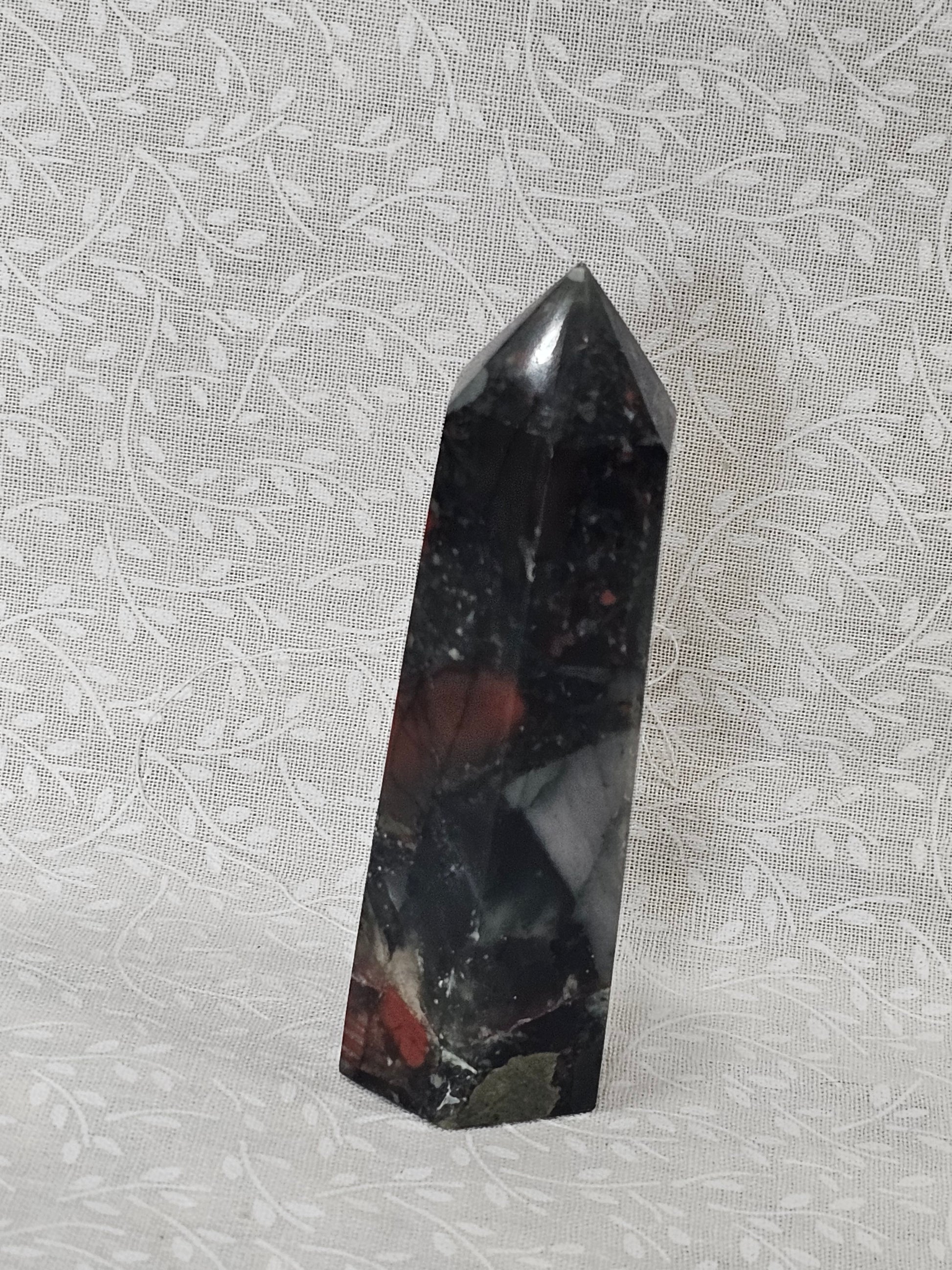 African Bloodstone Crystal Tower