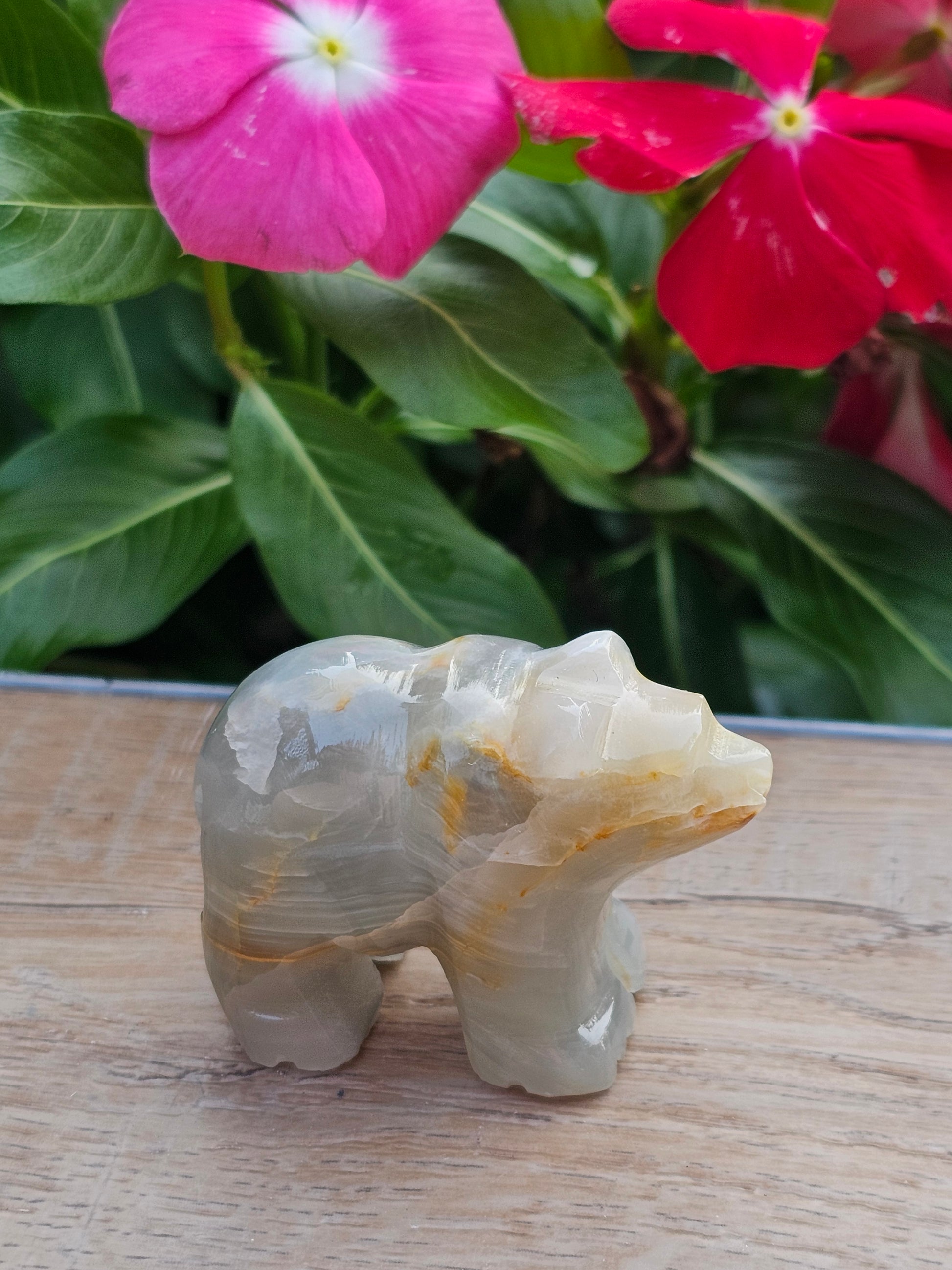 Agate Crystal Bear
