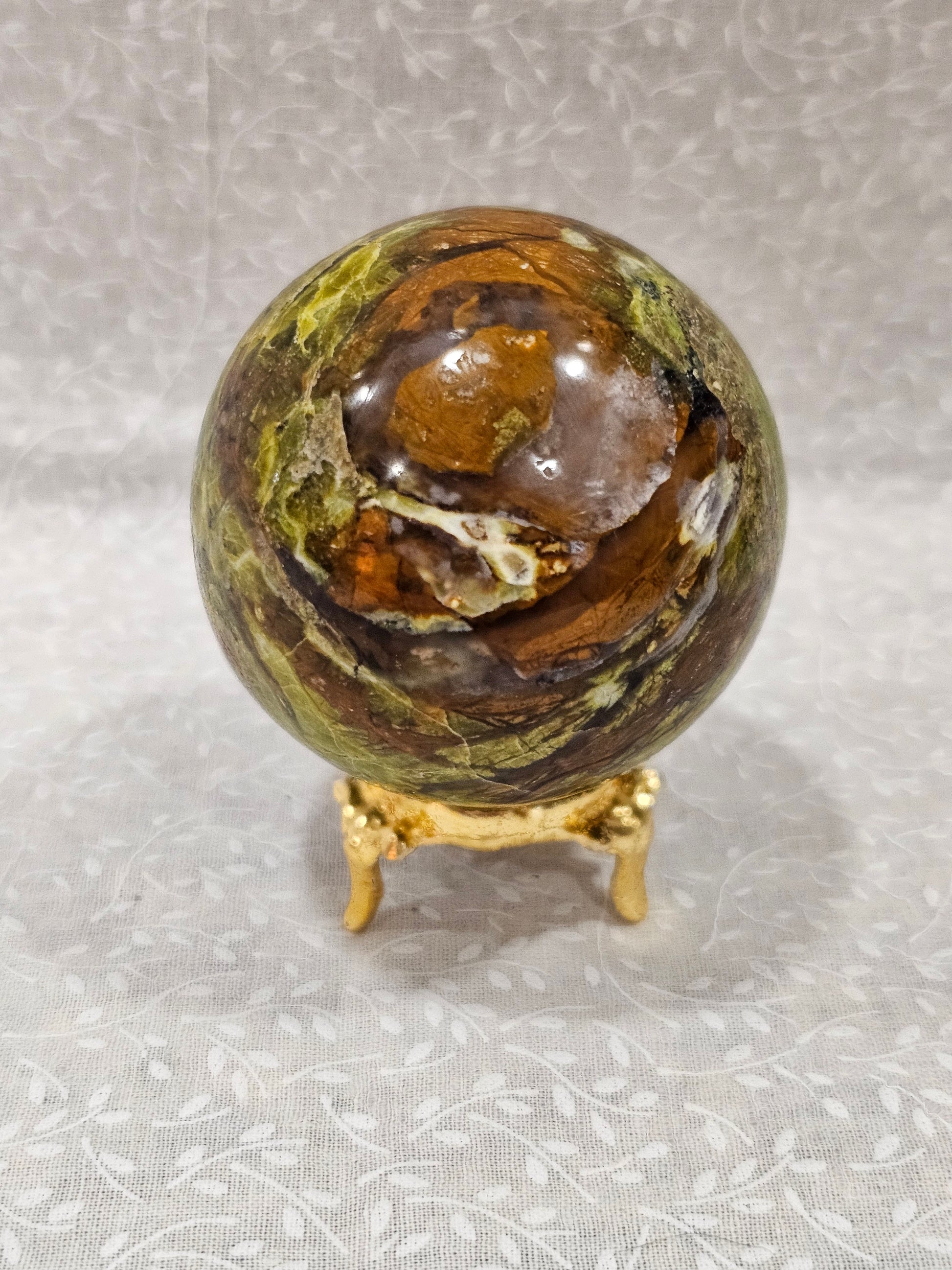 Green Opal Crystal Sphere