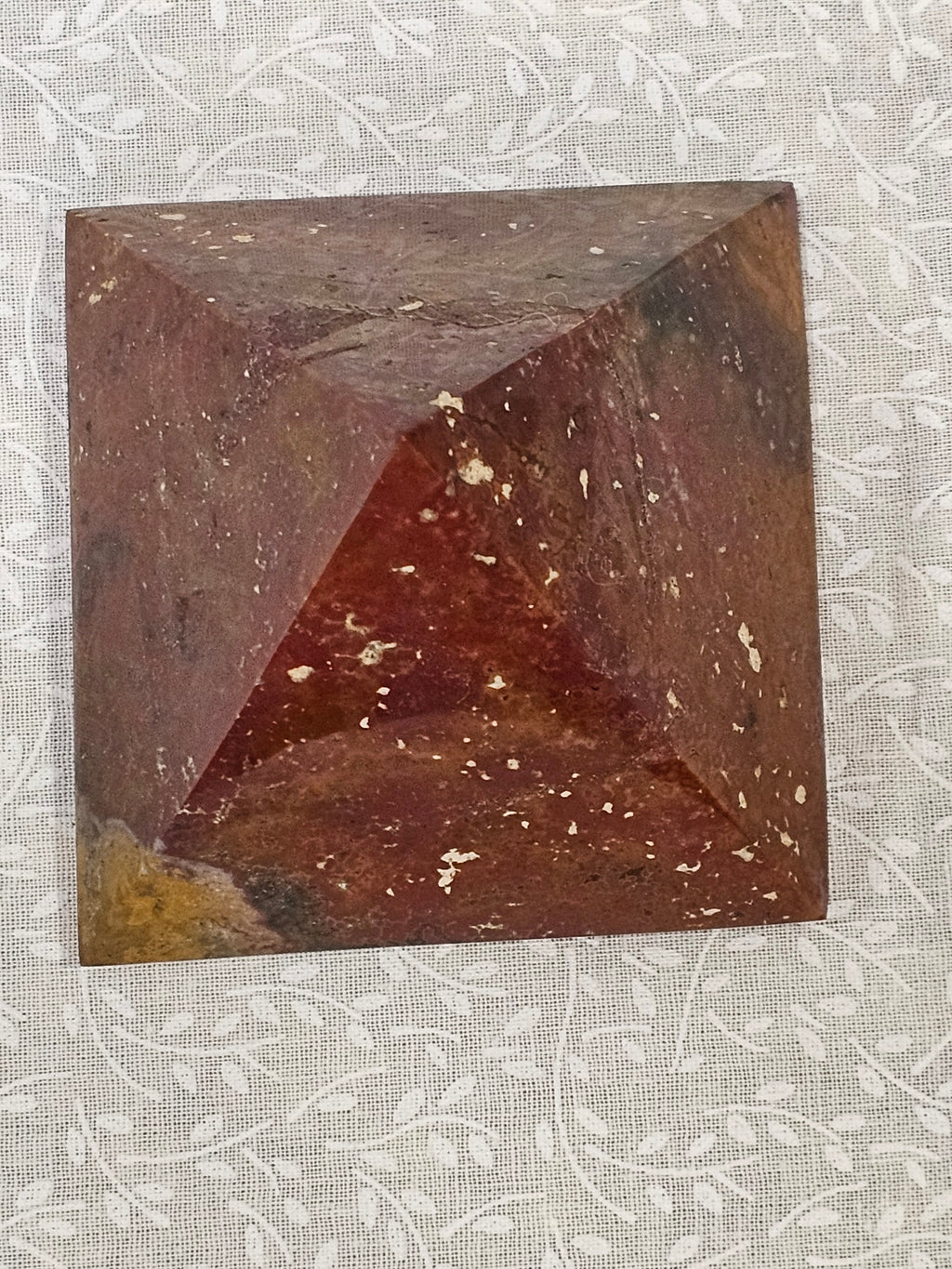 Red Jasper Crystal Pyramid 3 Inch