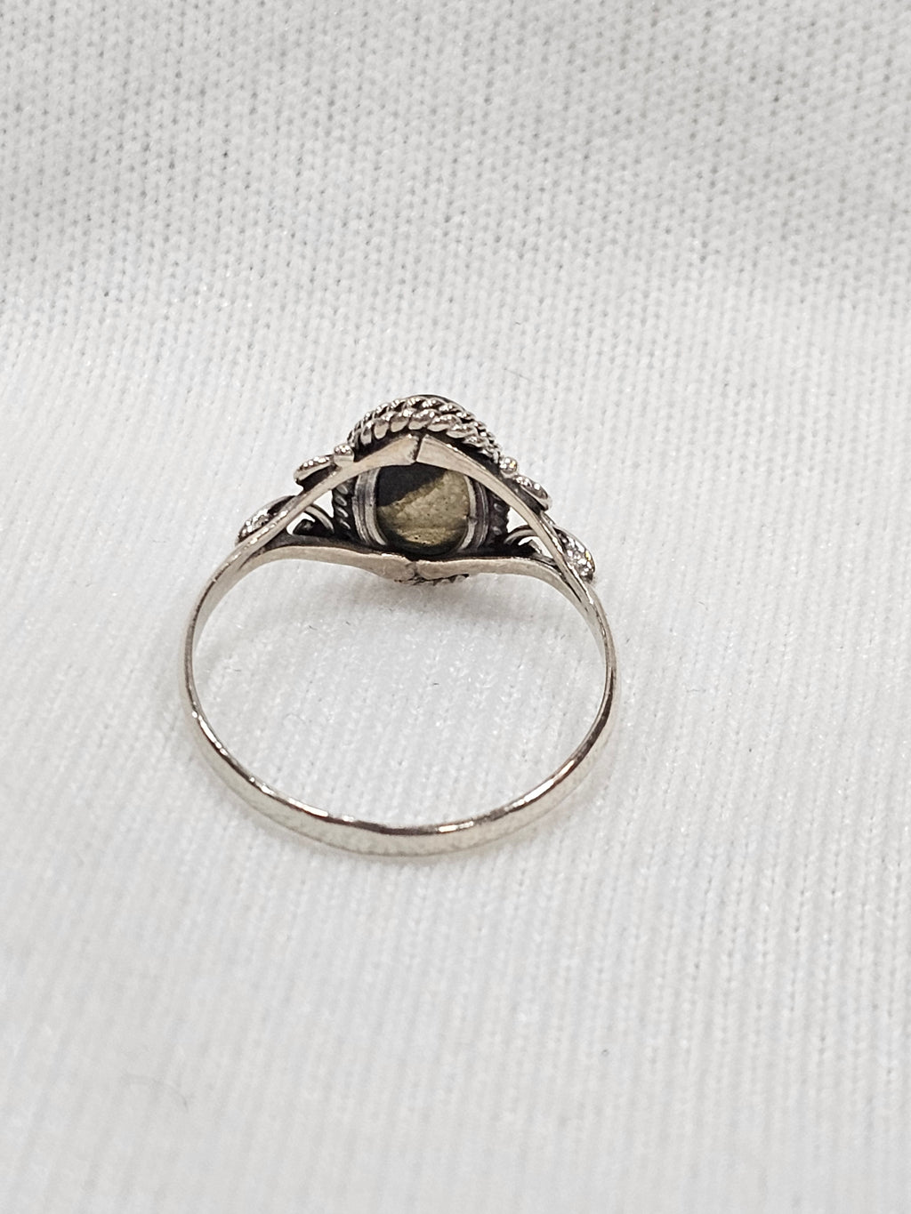 Labradorite Sterling Silver Ring Size 9