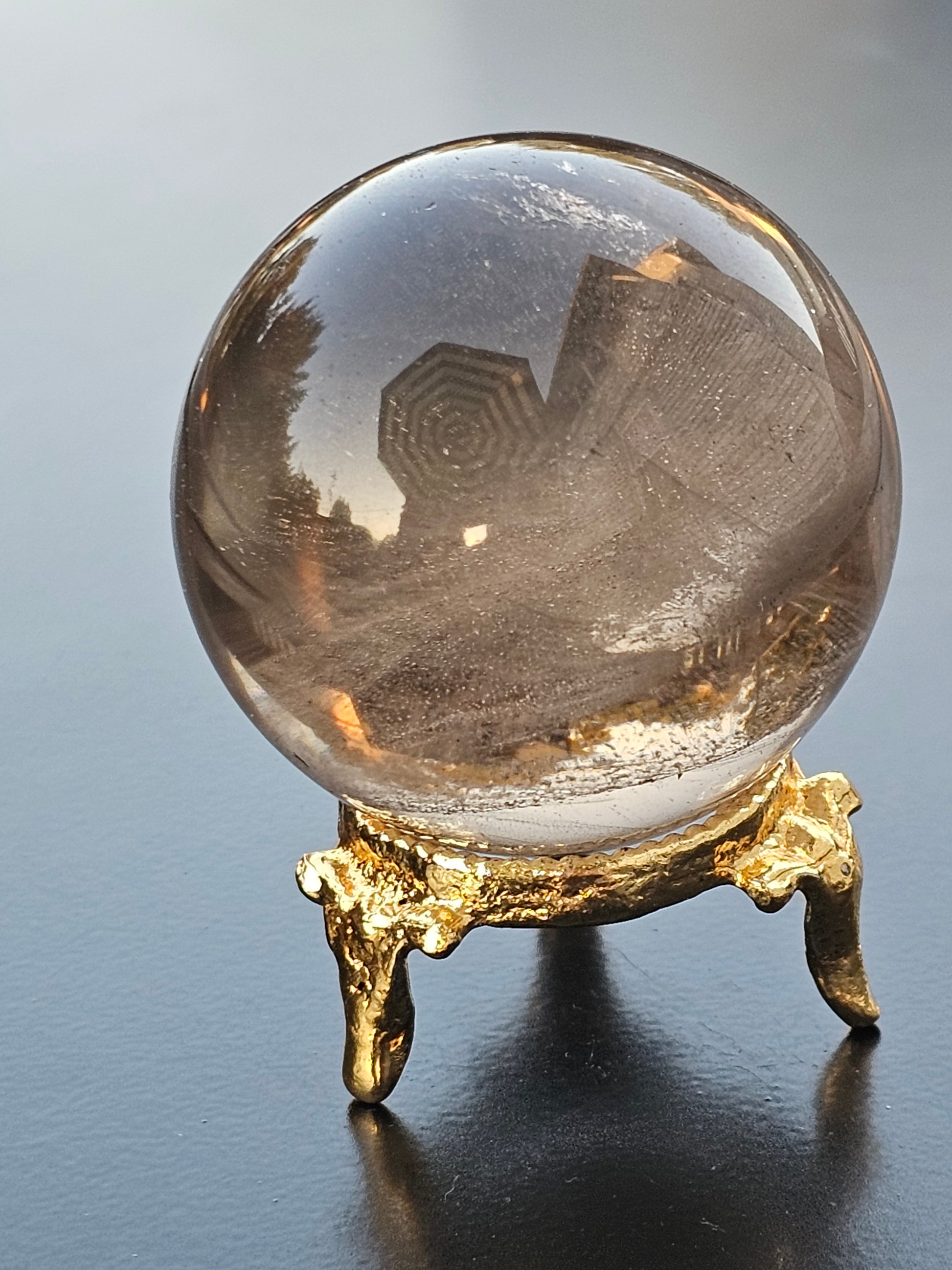 Smokey Quartz Crystal Sphere