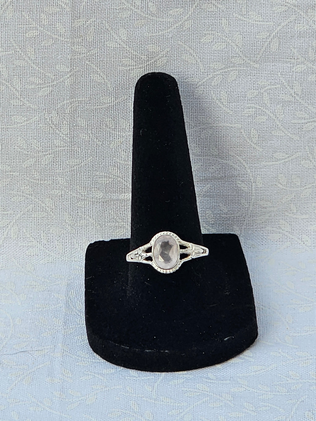 Sterling Silver Moonstone Gemstone Ring New Beginnings - Size 8