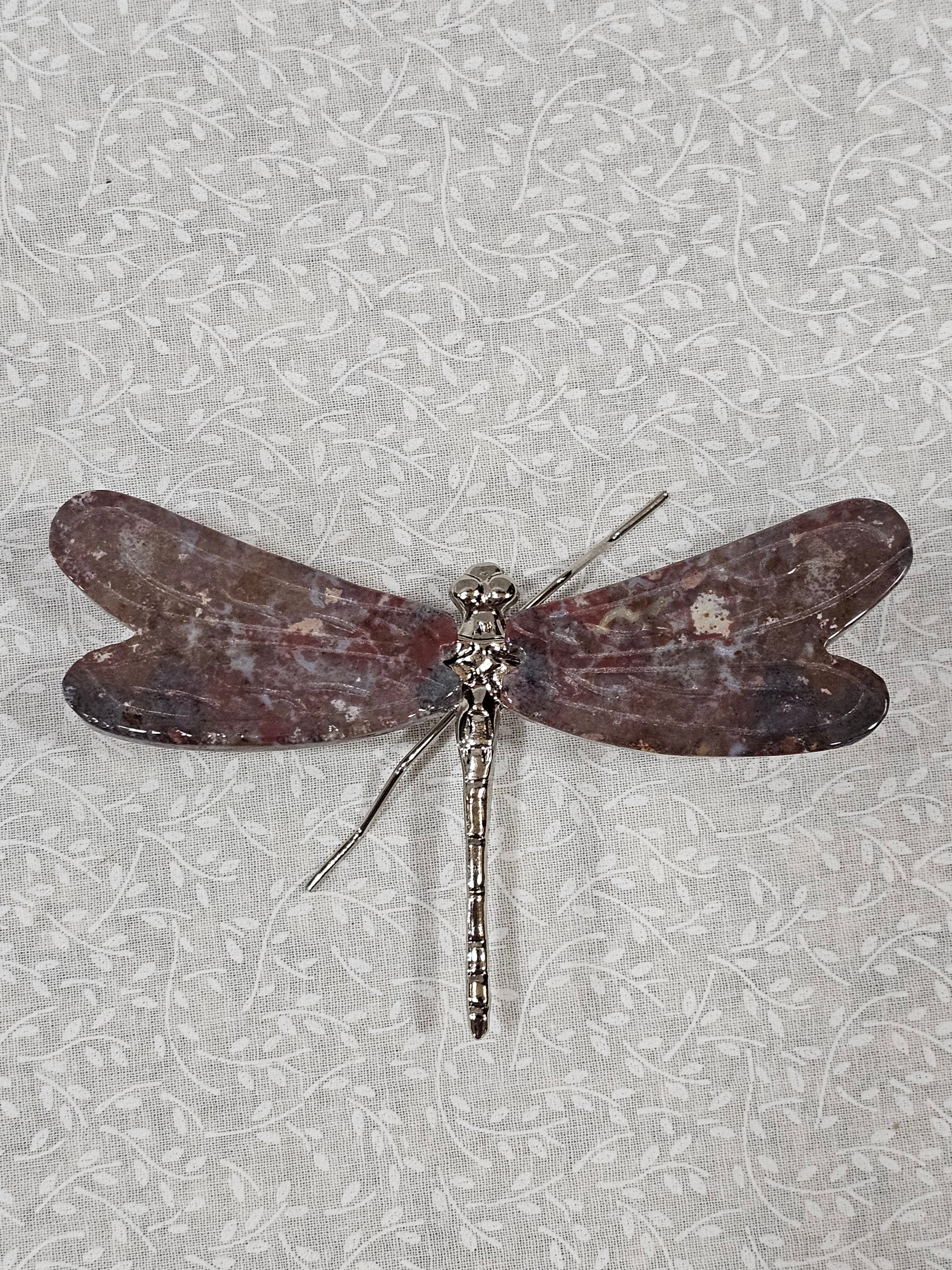 Jasper Crystal Dragonfly