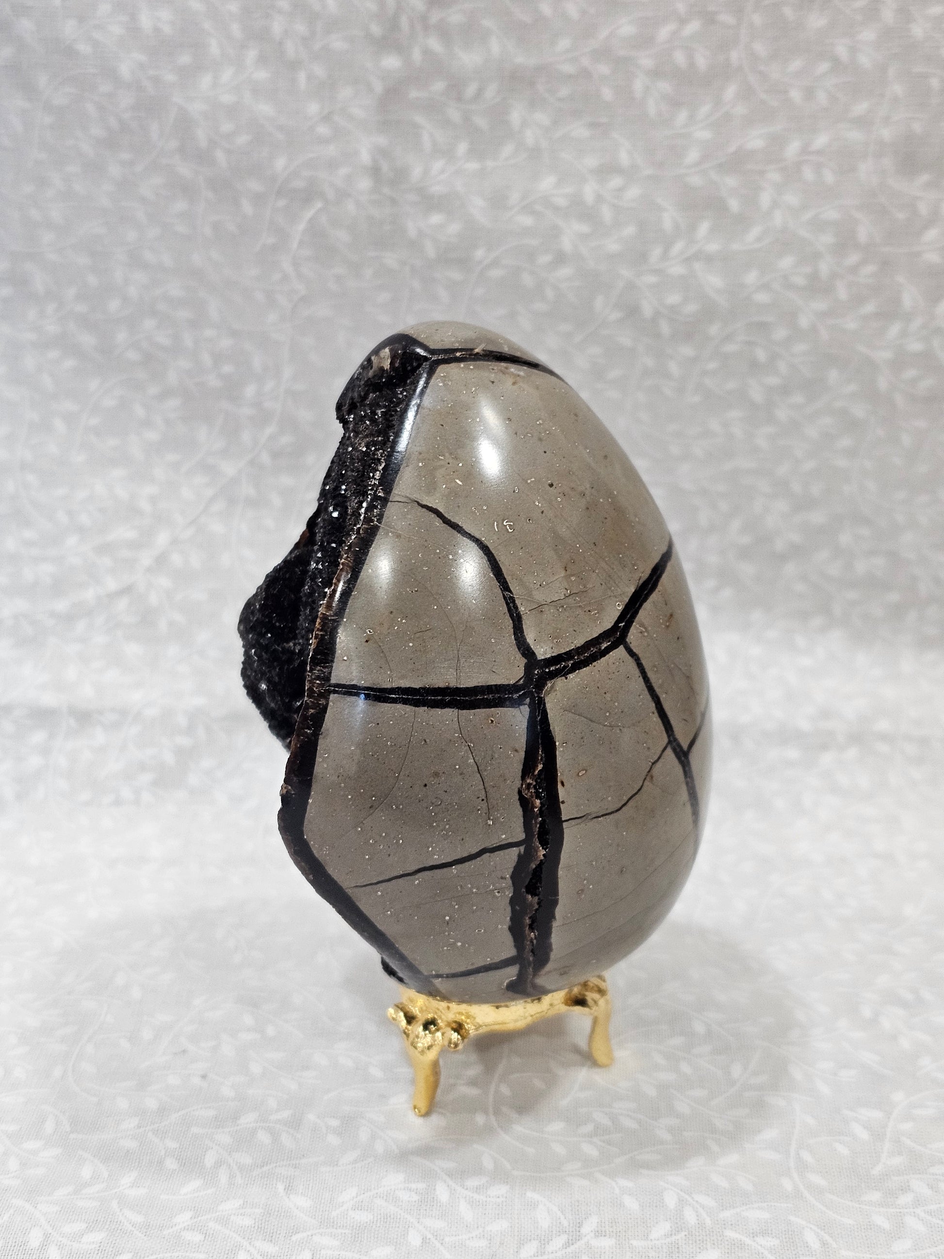 Septarian Crystal Egg