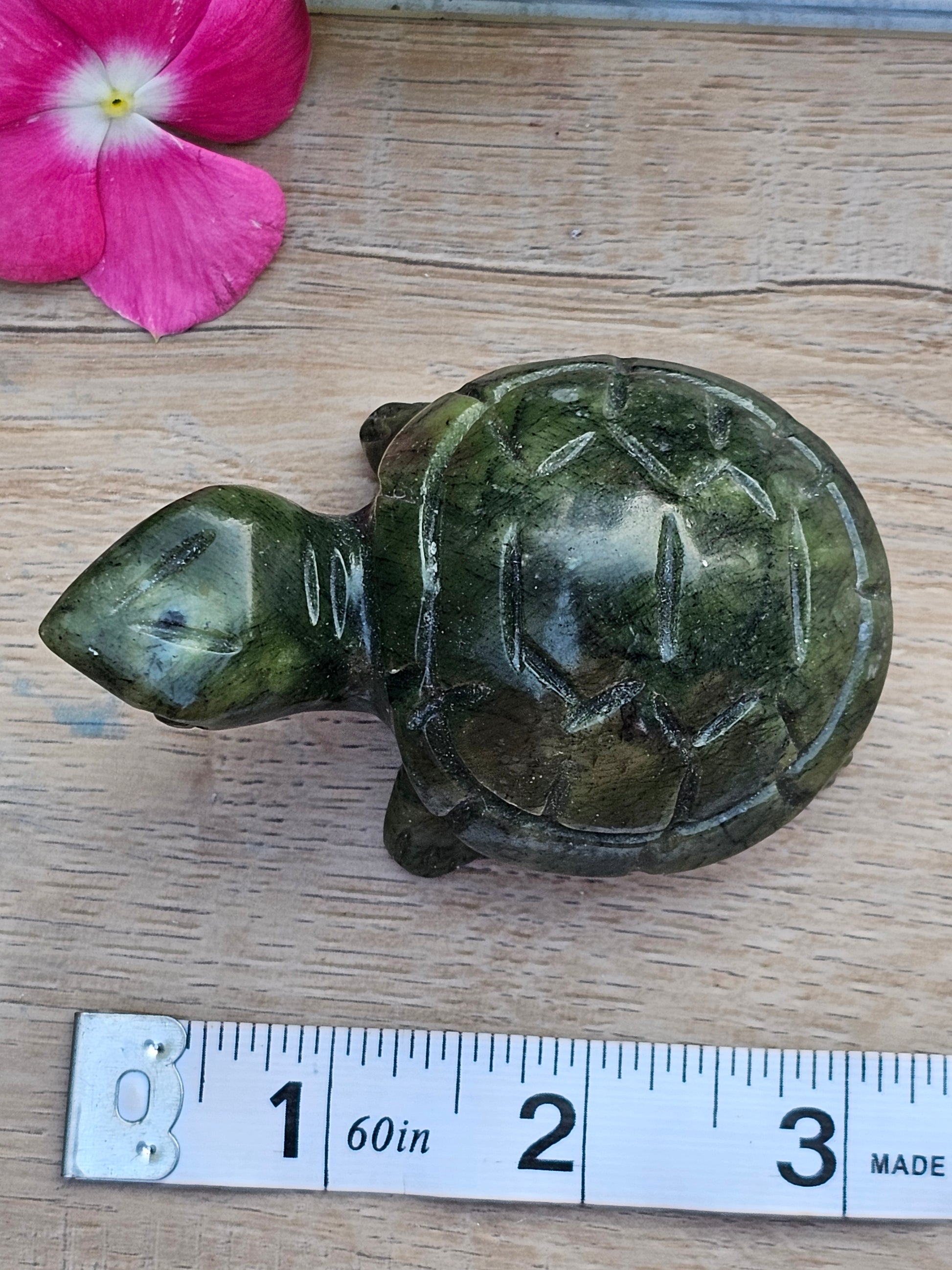 Serpentine Crystal Turtle