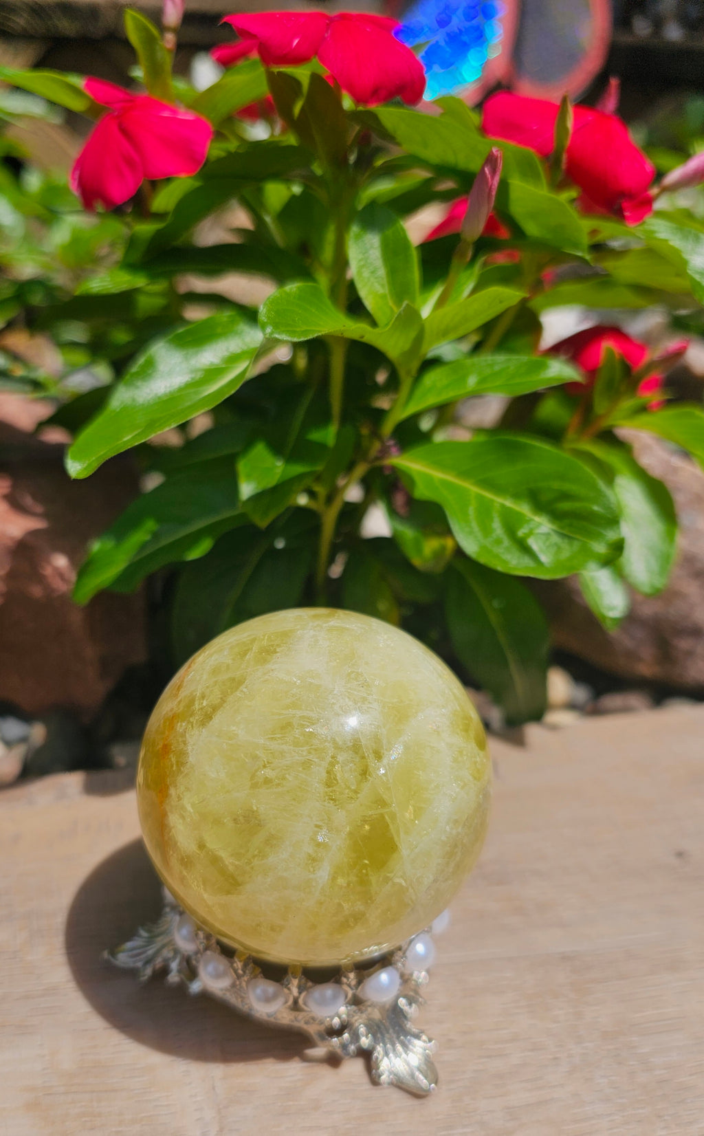 Citrine Crystal Sphere 58mm