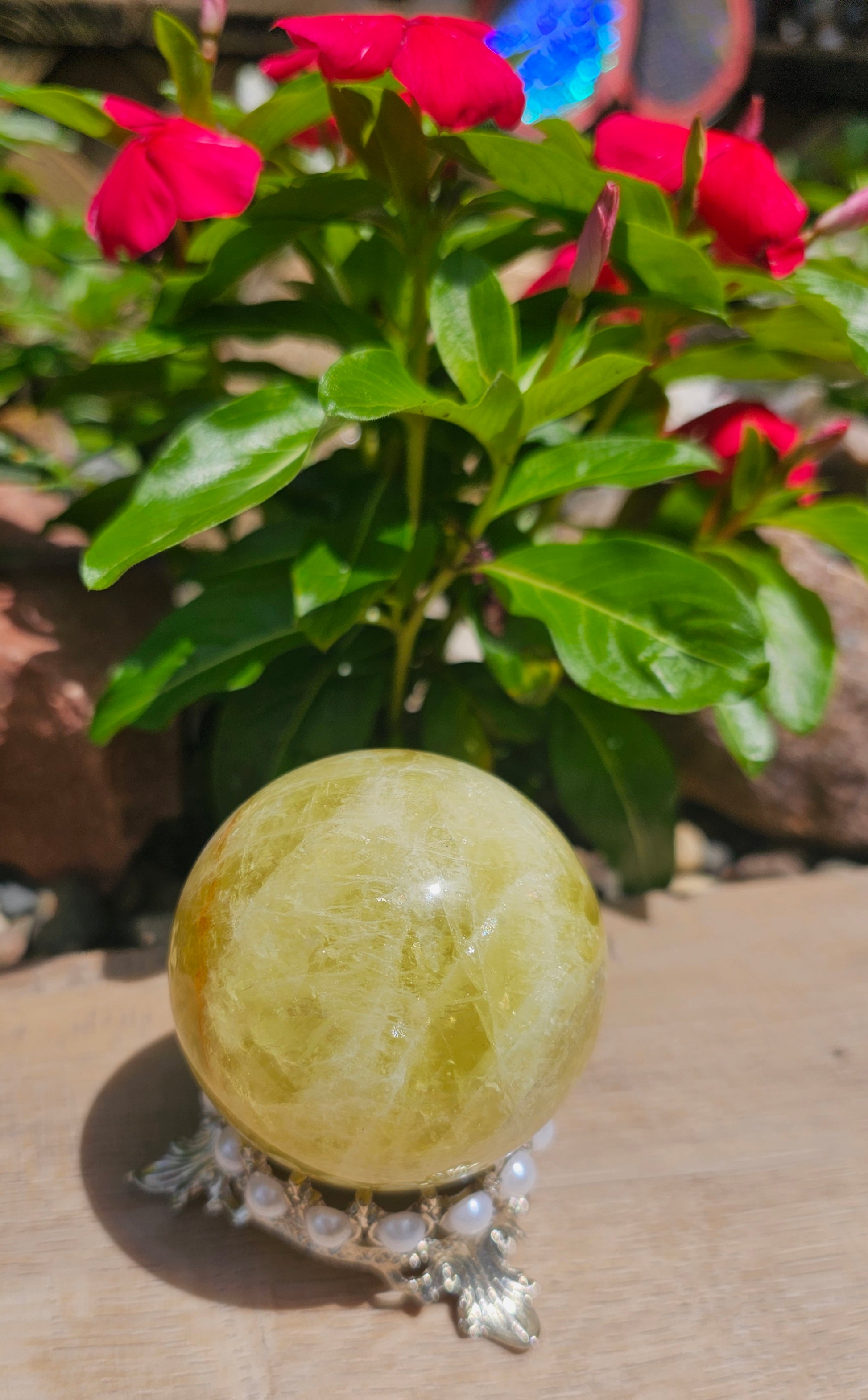 Citrine Crystal Sphere 58mm